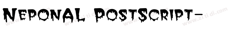 NeponAL PostScript字体转换